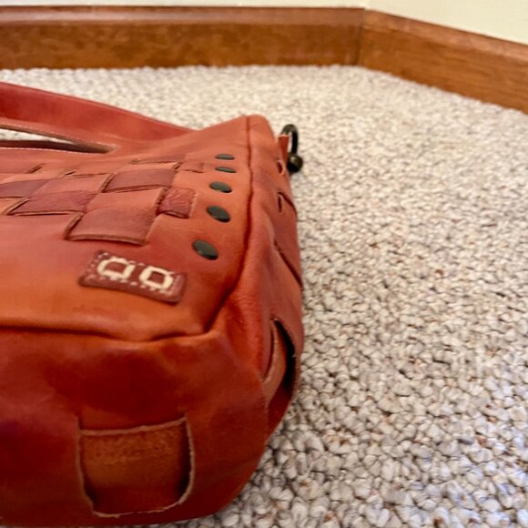 Bed Stu Leather Orchid Crossbody/Handbag in Cognac Dip Dye, Gently Used - Picture 7 of 14